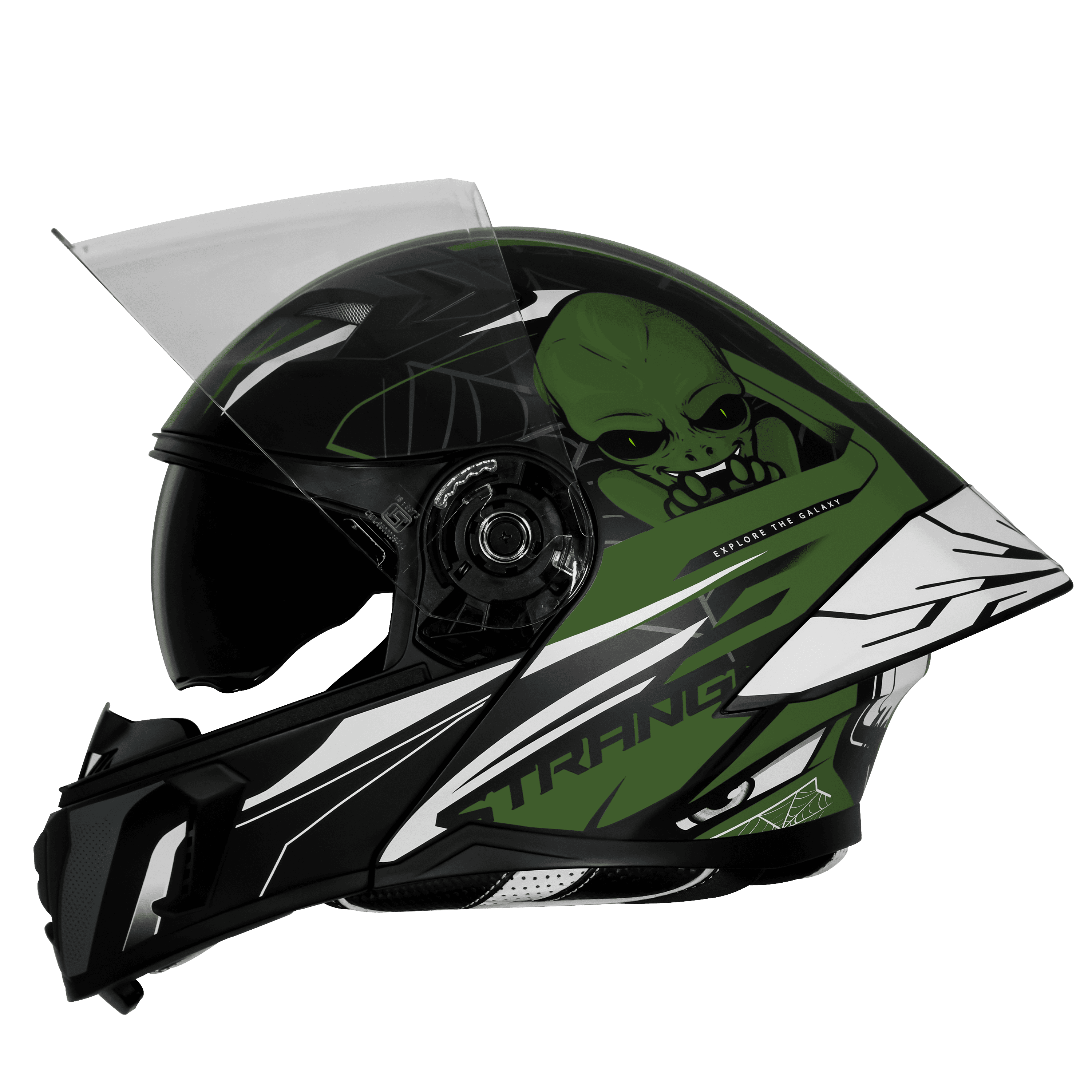 SBA-20/SB-106 ISS STRANGE GLOSSY BLACK WITH BATTLE GREEN